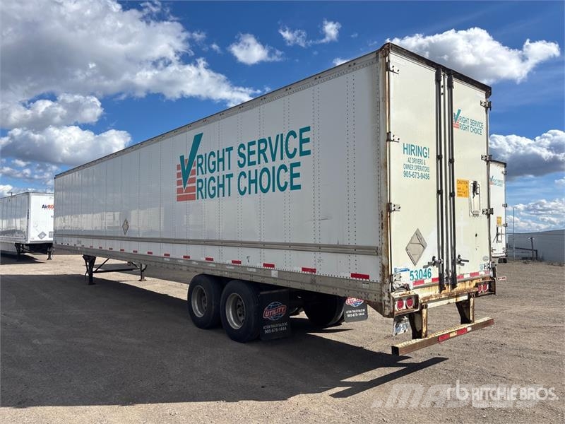 Stoughton 53 ft x 102 in T/A Van Trailer Box body trailers