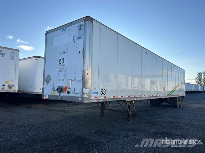 Stoughton 53 ft x 102 in T/A Van Trailer Skappåbygg