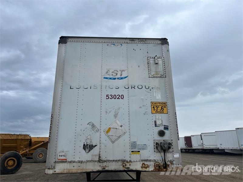Stoughton ZGPVW-535T-S-C-AR 53 ft x 102 in T/A Van Trailer Przyczepy ze skrzynią zamkniętą