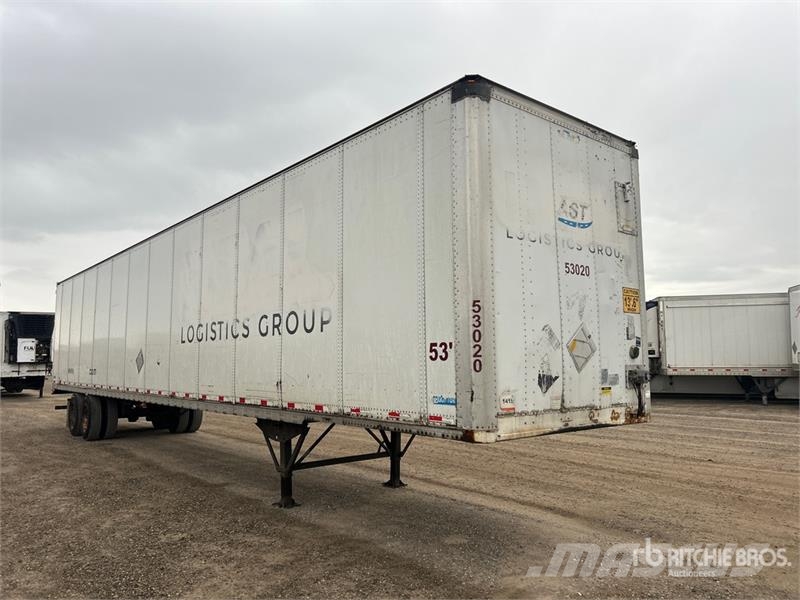 Stoughton ZGPVW-535T-S-C-AR 53 ft x 102 in T/A Van Trailer Przyczepy ze skrzynią zamkniętą