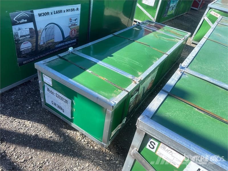 Suihe 203012R-300gPE 20 ft x 30 ft x 12 ft Storage Build المباني الإطار الصلب