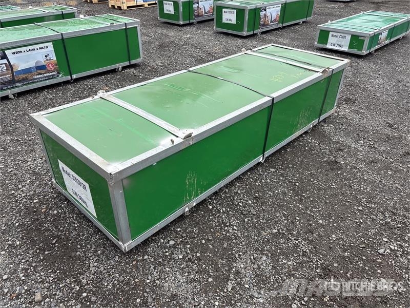Suihe 203012R-300gPE 20 ft x 30 ft x 12 ft Storage Build Edificación de acero