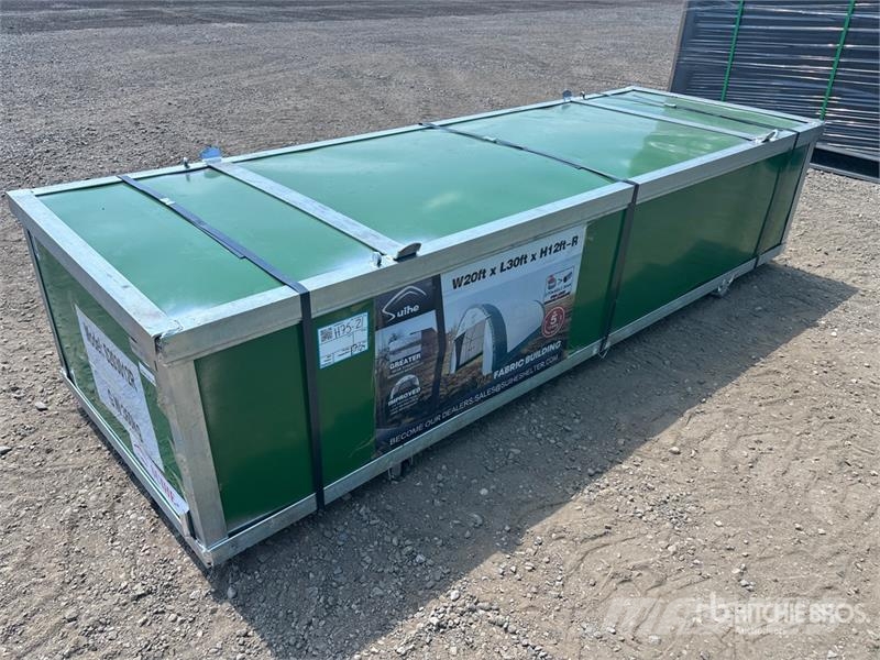 Suihe 203012R-300gPE 20 ft x 30 ft x 12 ft Storage Build Edificación de acero