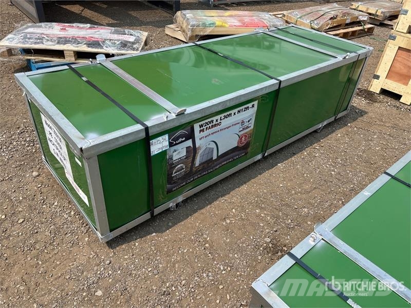 Suihe 203012R-5FT-300gPE 20 ft x 30 ft x 12 ft Storage B Edificación de acero