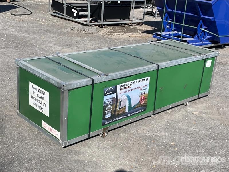 Suihe 203012R-5FT-300gPE 20 ft x 30 ft x 12 ft Storage B Edificación de acero