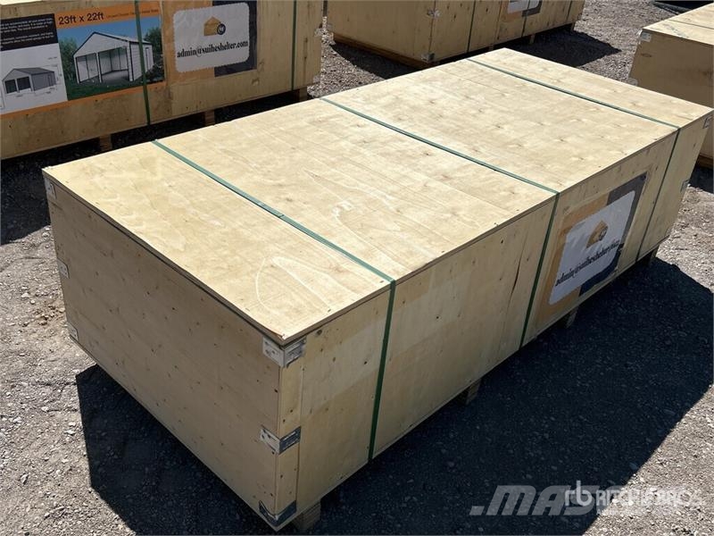 Suihe GS2119 Double Garage Metal Shed (Unused) Edificación de acero