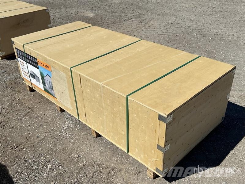 Suihe GS2119 Double Garage Metal Shed (Unused) Edificación de acero