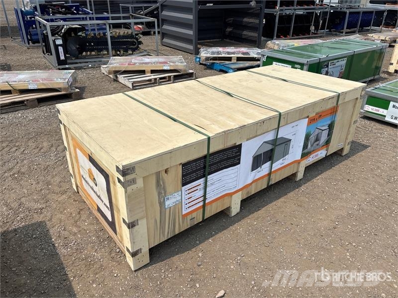 Suihe GS2119 Double Garage Metal Shed (Unused) Edificación de acero