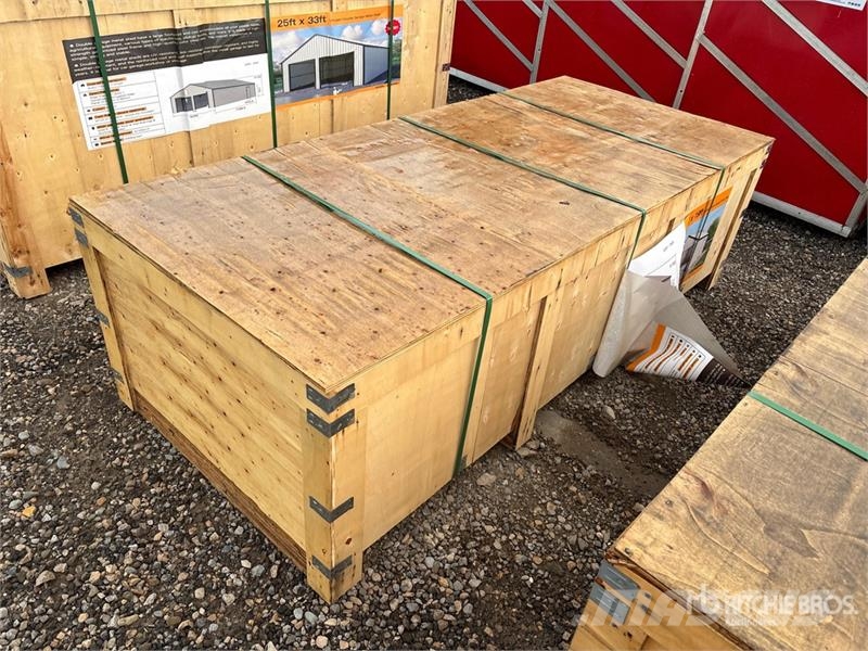 Suihe GS2119 Double Garage Metal Shed (Unused) Telai in acciaio