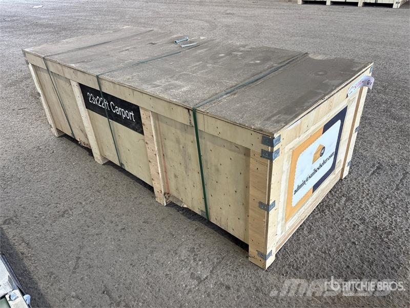 Suihe GS2322 Double Garage Metal Shed (Unused) Steel frame buildings