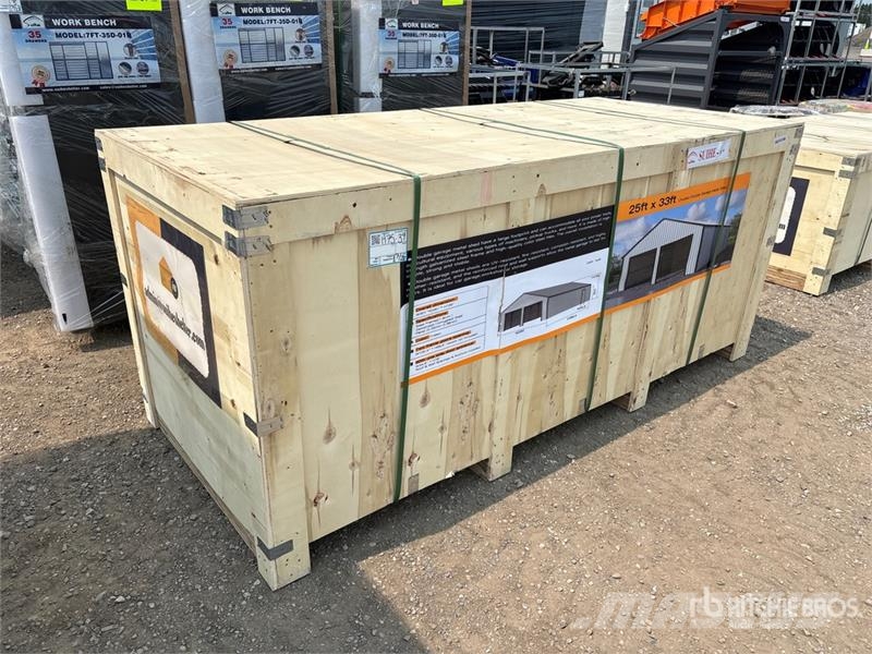 Suihe GS2533 Double Garage Metal Shed (Unused) Edificación de acero