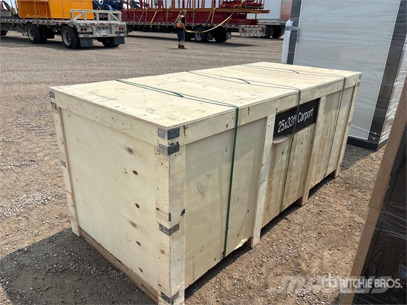 Suihe GS2533 Double Garage Metal Shed (Unused) Edificación de acero