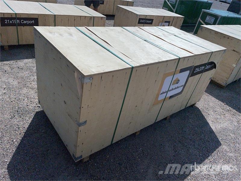 Suihe GS2533 Double Garage Metal Shed (Unused) Edificación de acero