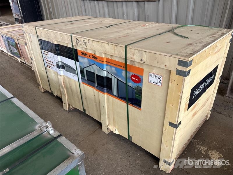 Suihe GS2533 Double Garage Metal Shed (Unused) Steel frame buildings