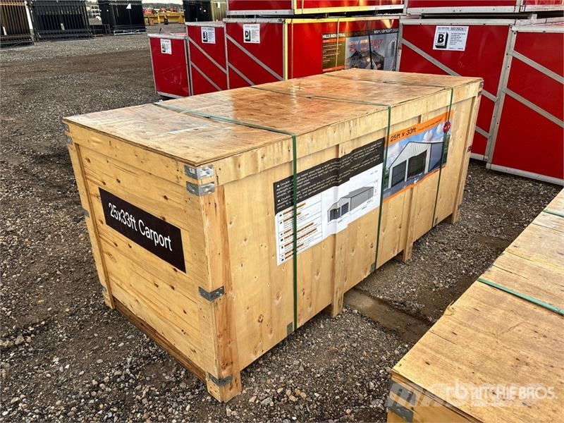 Suihe GS2533 Double Garage Metal Shed (Unused) Telai in acciaio