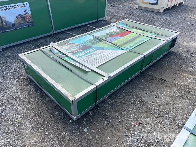 Suihe M122009P x 9 ft Light Steel Carport (Unused) Edificación de acero