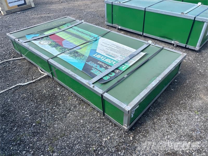 Suihe M122009P x 9 ft Light Steel Carport (Unused) Edificación de acero