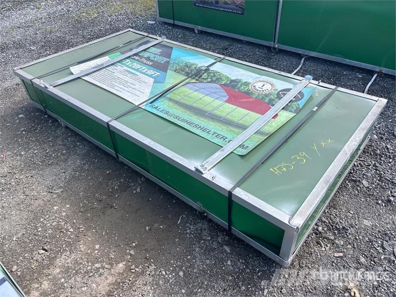 Suihe M122009P x 9 ft Light Steel Carport (Unused) Edificación de acero