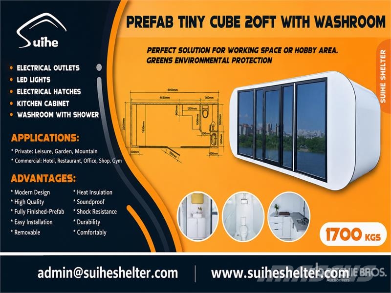 Suihe MH20B 20 ft Prefabricated Tiny Home (Unused) Otros remolques