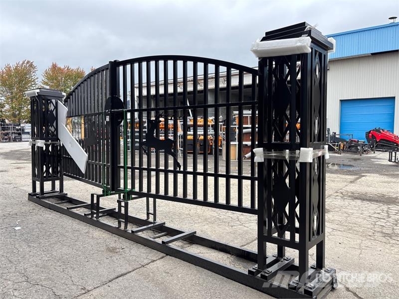 Suihe NFG-20FGP-D02 20 ft Wrought Iron Bi-Parting Drivew Otra maquinaria agrícola