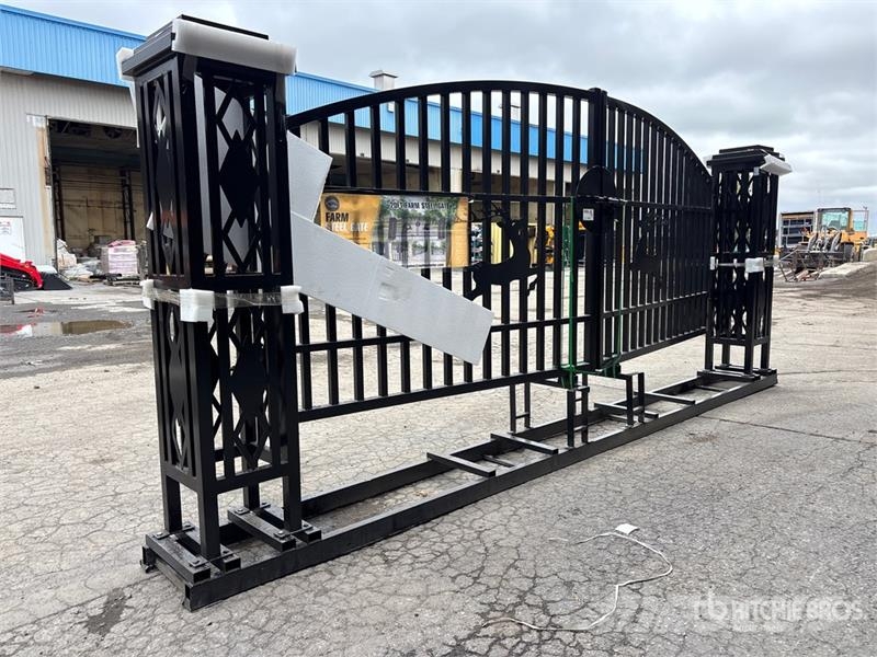 Suihe NFG-20FGP-D02 20 ft Wrought Iron Bi-Parting Drivew Otra maquinaria agrícola