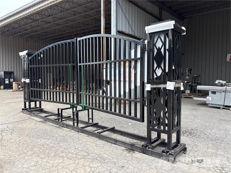 Suihe NFG-20FGP-D02 20 ft Wrought Iron Bi-Parting Drivew Otra maquinaria agrícola