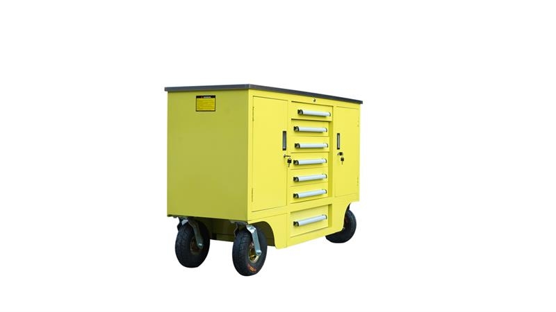 Suihe NWB-7D-2-01C-4.5 4 ft 6 in 7-Drawer Workbench (Unu Andere Zubehörteile