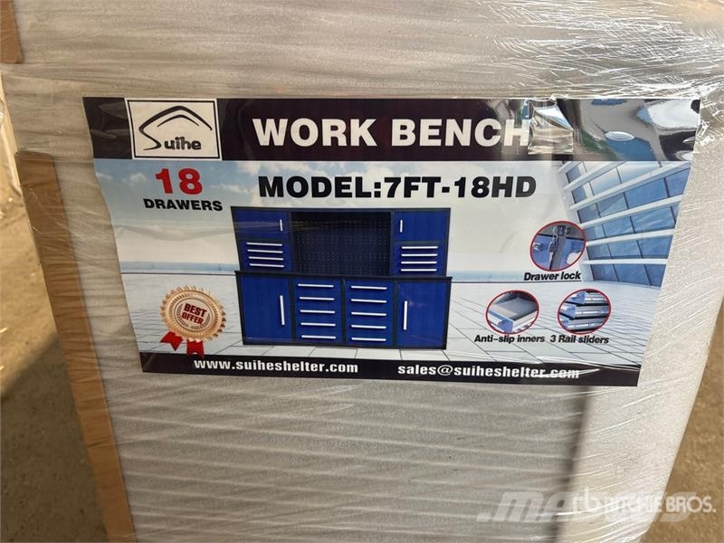 Suihe NWB-H18DB-7 7 ft 18-Drawer Workbench (Unused) Övriga