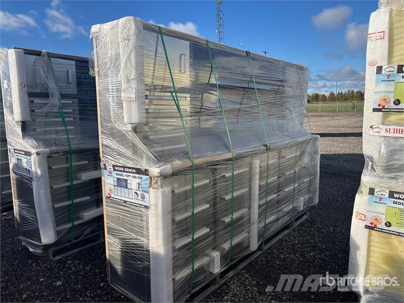 Suihe NWB-H30DS-10 10 ft 30-Drawer Workbench (Unused) Muut