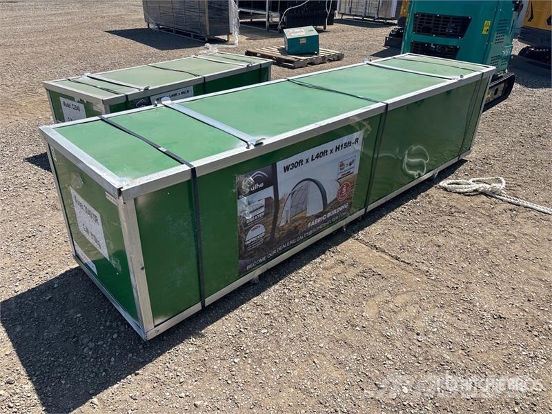 Suihe S304015R-300gPE 30 ft x 40 ft x 15 ft Storage Buil Edificación de acero