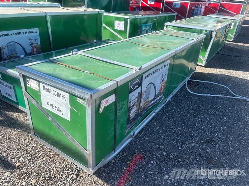 Suihe S304015R-300gPE 30 ft x 40 ft x 15 ft Storage Buil المباني الإطار الصلب
