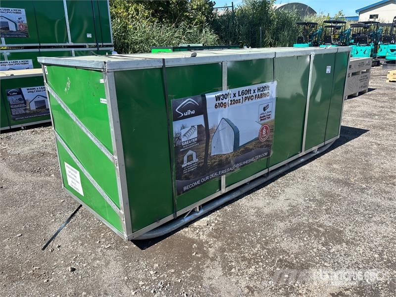 Suihe S306020DP-610gPVC 30 ft x 60 ft x 20ft Storage Bui Edificación de acero