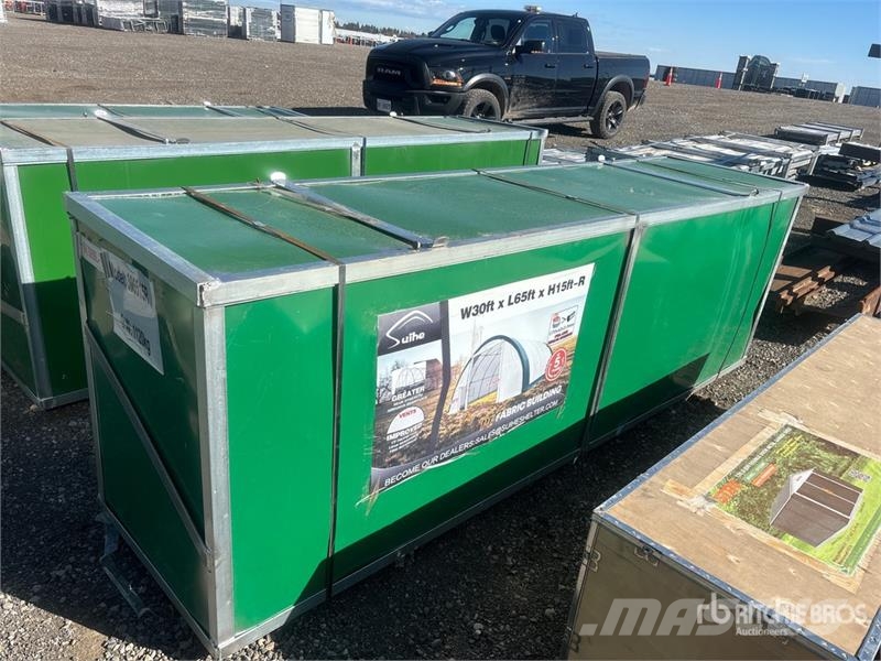 Suihe S306515R-300gPE 30 ft x 65 ft Storage Building (Un المباني الإطار الصلب