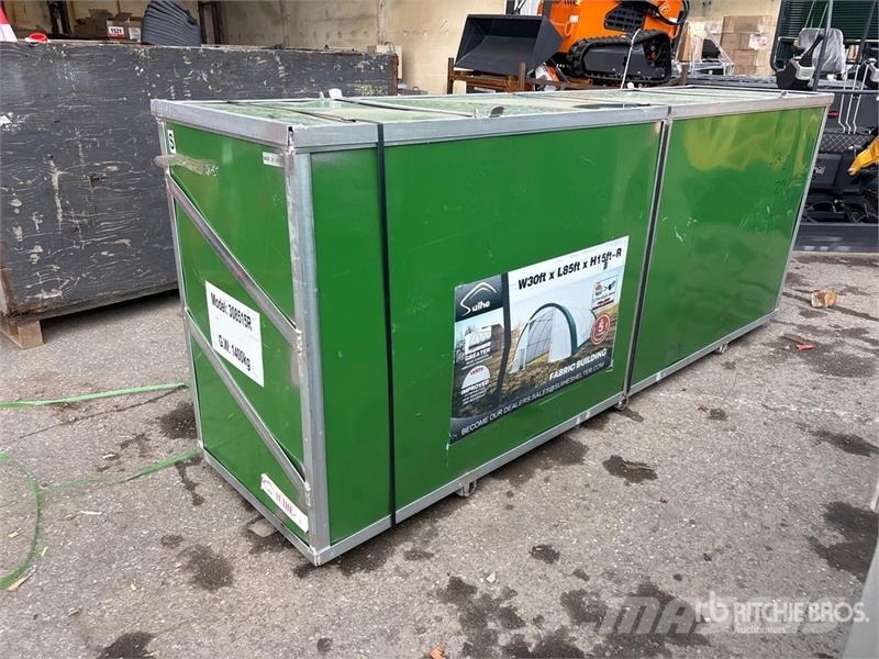 Suihe S308515R-300gPE 30 ft x 85 ft x 15 ft Storage Buil Steel frame buildings