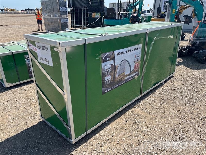 Suihe S308515R-300gPE 30 ft x 85 ft x 15 ft Storage Buil Edificación de acero