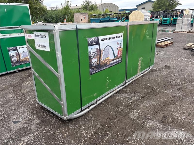 Suihe S308515R-300gPE 30 ft x 85 ft x 15 ft Storage Buil Edificación de acero