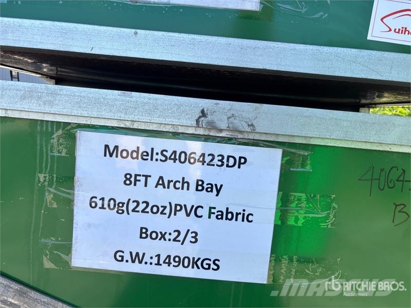 Suihe S406423DP-610gPVC 40 ft x 64 ft x 23 ft Storage Bu Edificación de acero