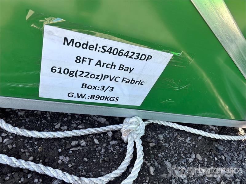 Suihe S406423DP-610gPVC 40 ft x 64 ft x 23 ft Storage Bu Edificación de acero