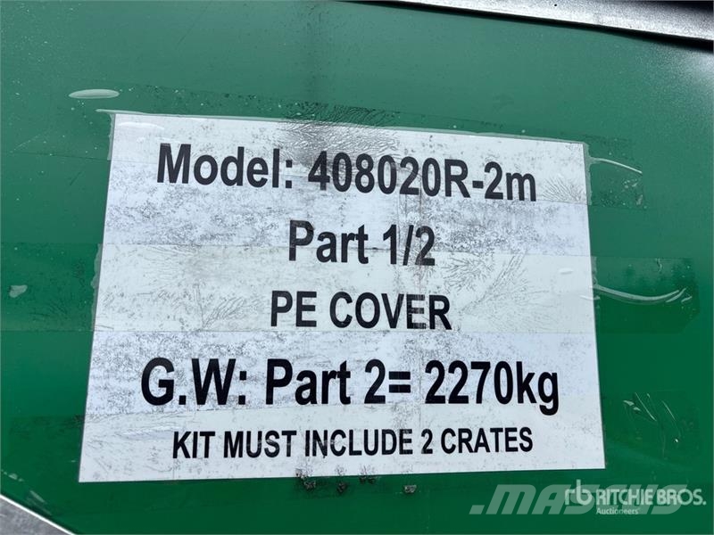 Suihe S408020R-300gPE 40 ft x 80 ft x 20 ft Storage Buil Edificación de acero