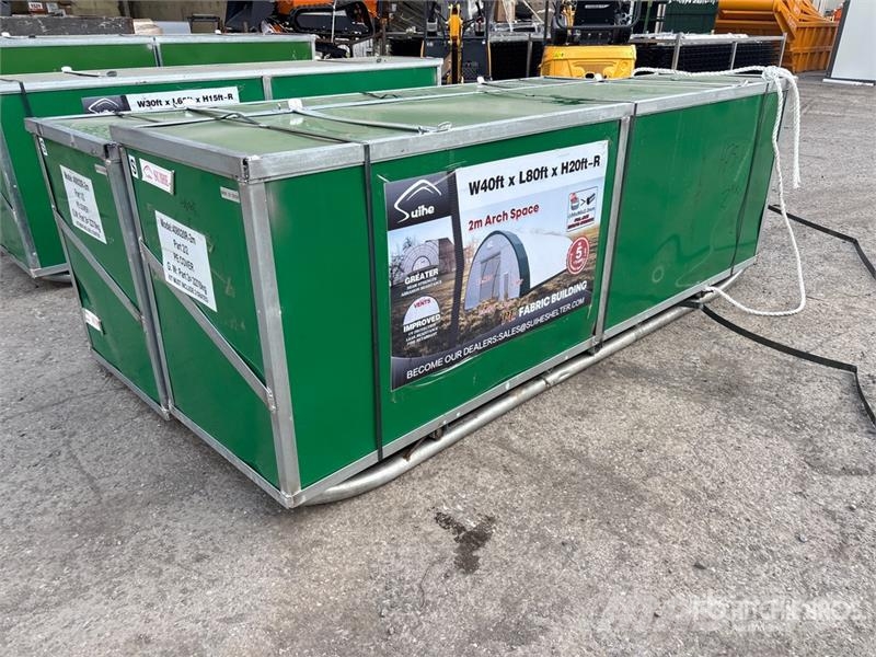 Suihe S408020R-300gPE 40 ft x 80 ft x 20 ft Storage Buil Steel frame buildings