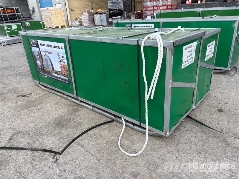 Suihe S408020R-300gPE 40 ft x 80 ft x 20 ft Storage Buil Steel frame buildings
