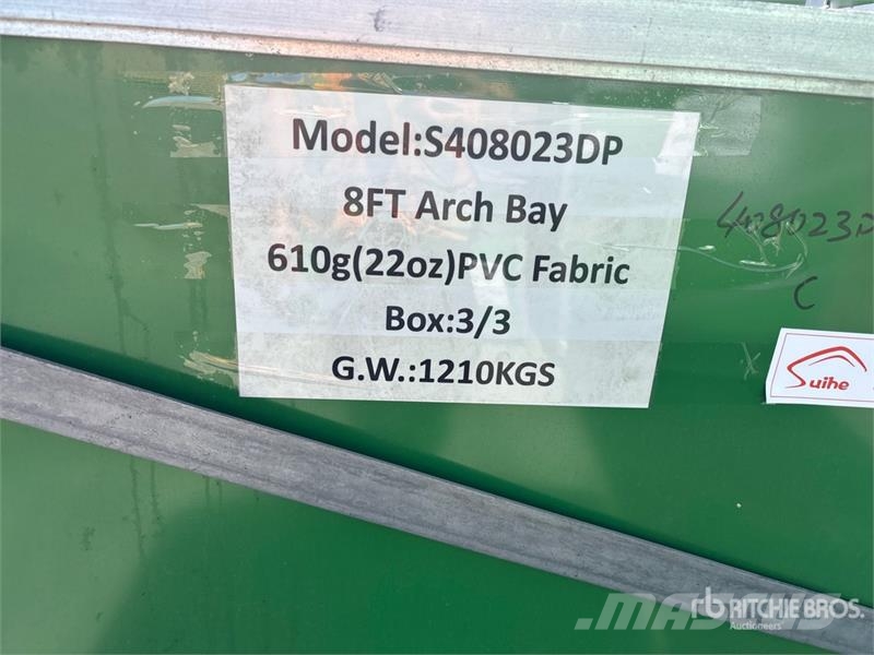 Suihe S408023DP-610gPVC 40 ft x 80 ft x 23 ft Storage Bu Edificación de acero