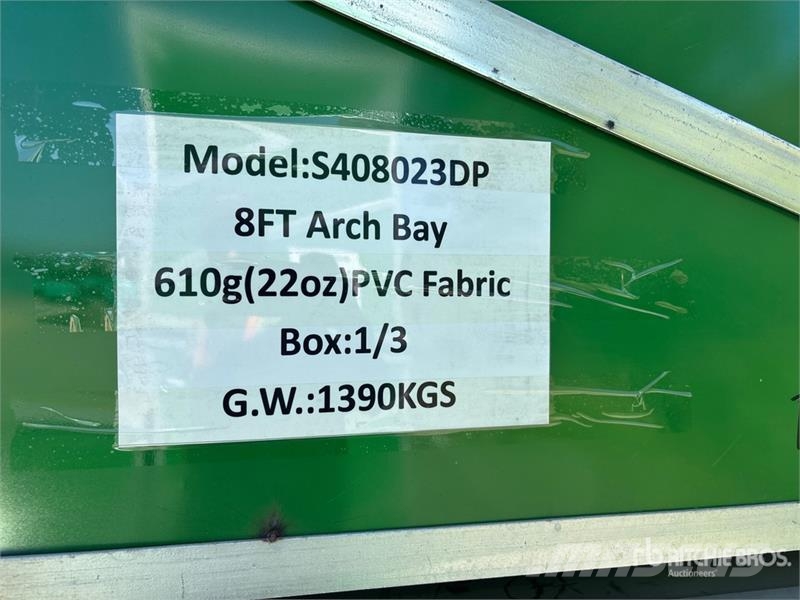 Suihe S408023DP-610gPVC 40 ft x 80 ft x 23 ft Storage Bu Edificación de acero