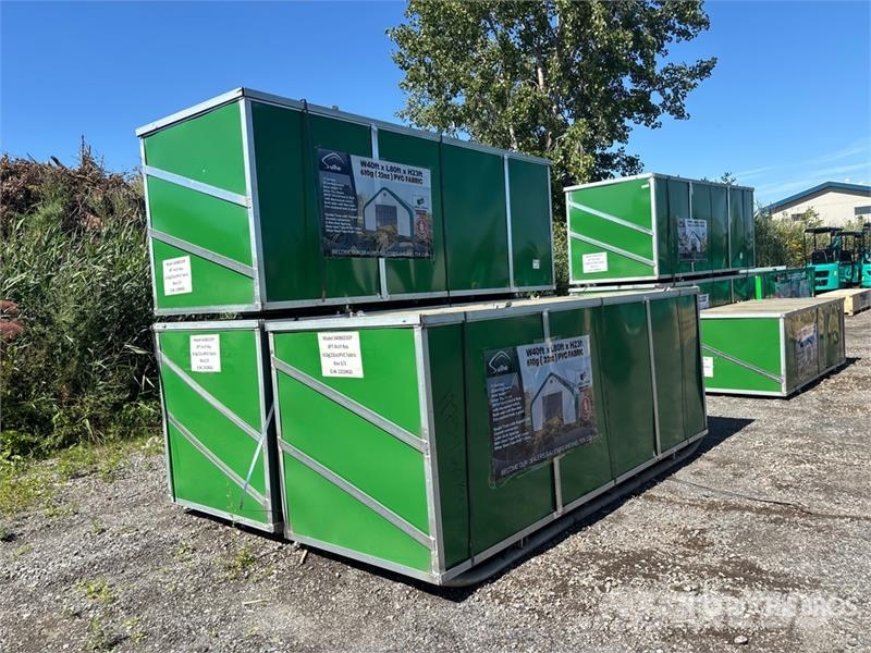 Suihe S408023DP-610gPVC 40 ft x 80 ft x 23 ft Storage Bu Edificación de acero