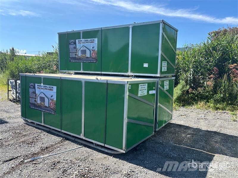 Suihe S408023DP-610gPVC 40 ft x 80 ft x 23 ft Storage Bu Edificación de acero