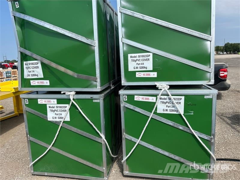 Suihe S5010023DP-750gPVC 100 ft x 50 ft x 23 ft Storage  Edificación de acero