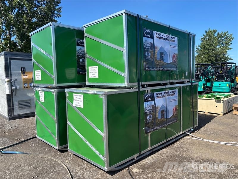 Suihe S5010023DP-750gPVC 100 ft x 50 ft x 23 ft Storage  Edificación de acero
