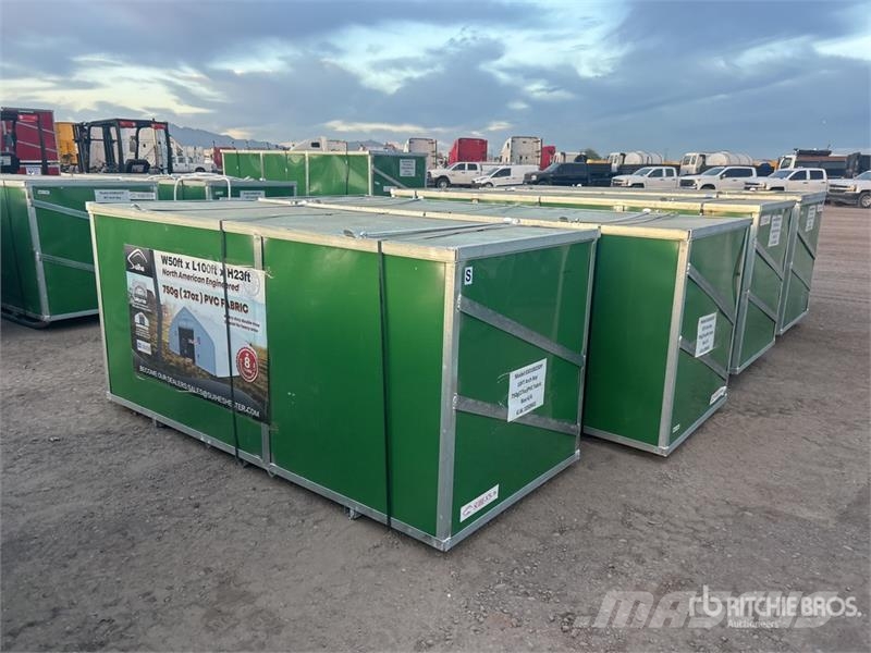 Suihe S5010023DP-750gPVC 100 ft x 50 ft x 23 ft Storage Steel frame buildings