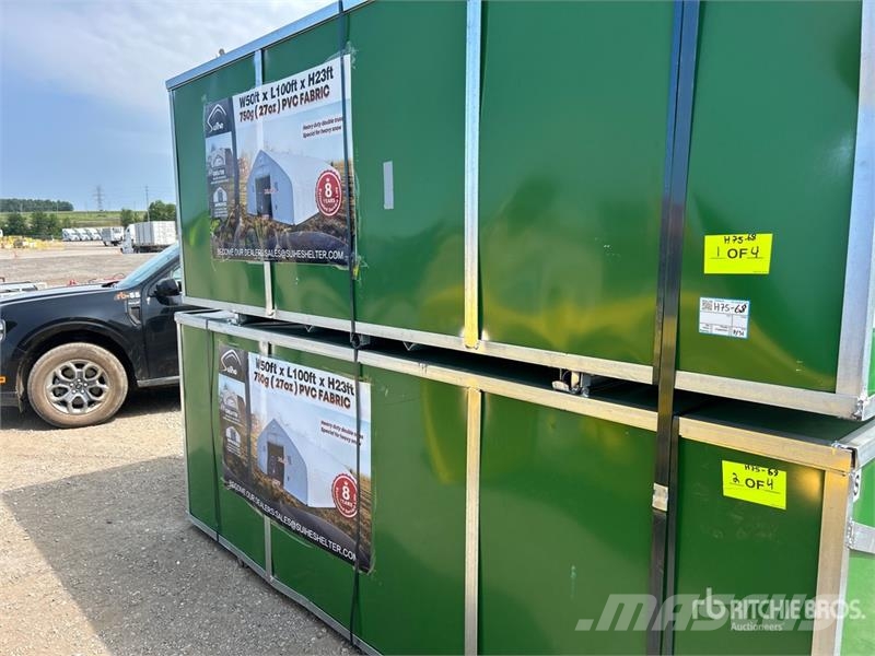 Suihe S5010023DP-750gPVC 100 ft x 50 ft x 23 ft Storage  Edificación de acero