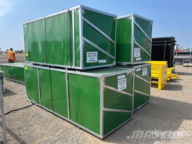 Suihe S5010023DP-750gPVC 100 ft x 50 ft x 23 ft Storage  Edificación de acero